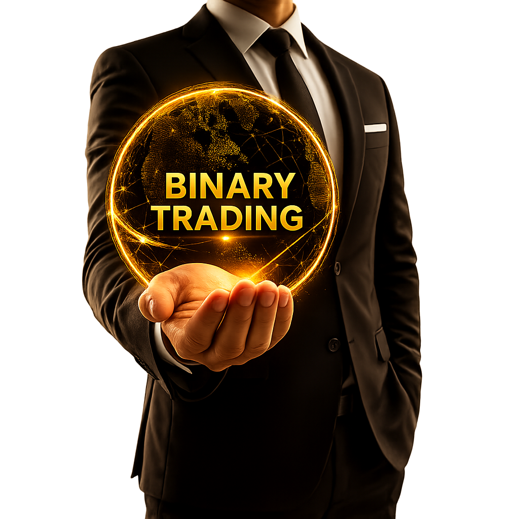 Binary trading — professional trader with global markets